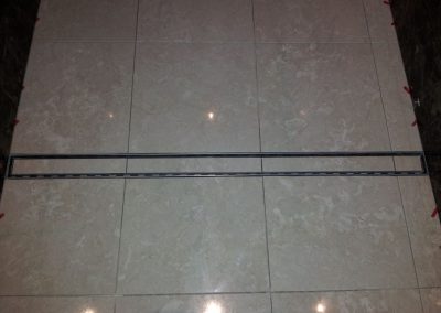 Floor Strip Grate with Tile Insert