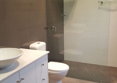 Bathroom designed for a client in Prospect